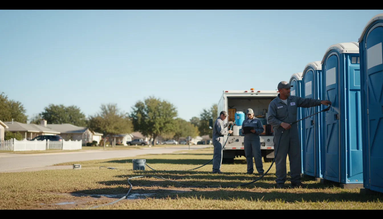 Long-Term Portable Toilet Rental in Oakwood, GA near me